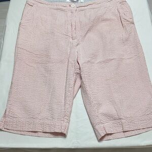 Weatherproof Pink Striped Women's Bermudas